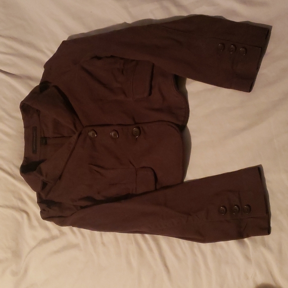 Express Design Studio Brown Blazer Size 4 - Picture 4 of 6